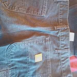 Men's Carhartt Dungaree Fit Work Pants, 34x34, B11 Blk, never worn.